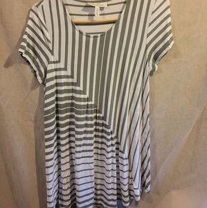 Jessica Simpson Striped Maternity Top Babydoll Top